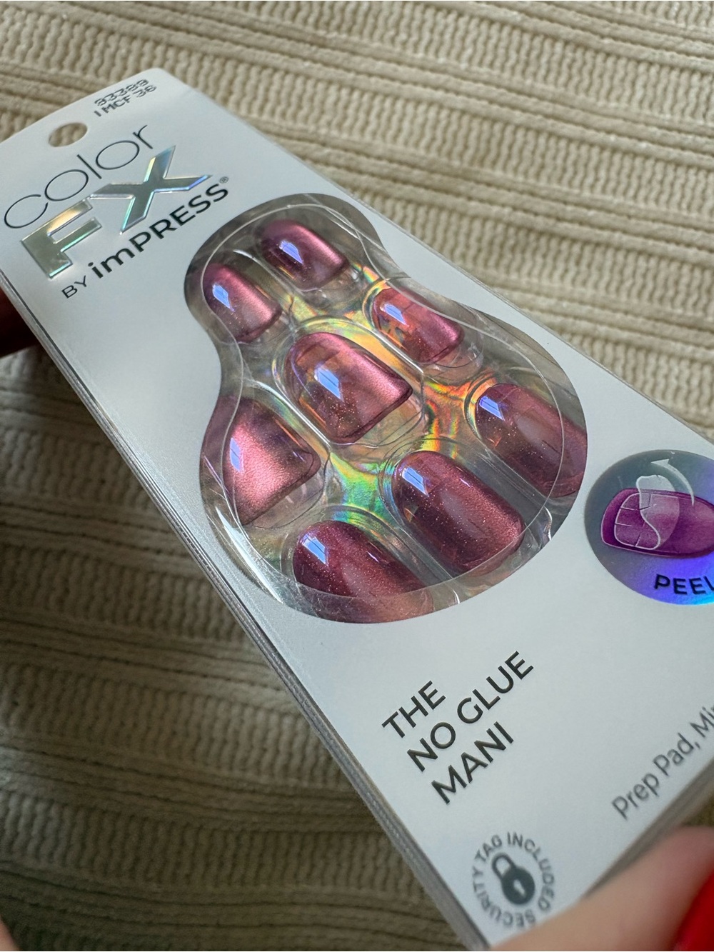 imPRESS Color FX Pink Press-On Nails - The No Glue Mani